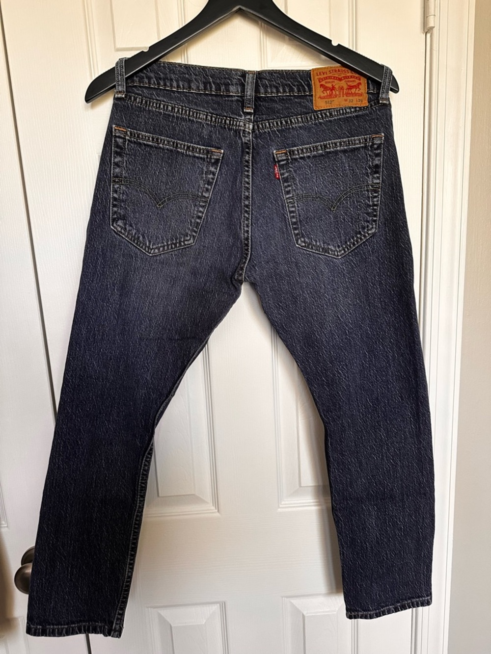 Men's Classic Straight Jeans 512 size 32x29 - Dark Indigo Blue - Picture 2 of 7